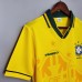 Brazil 1994 World Cup Home Yellow Soccer Jersey